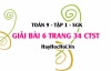 Bài 6 trang 34 Toán 9 tập 1 Chân trời sáng tạo SGK